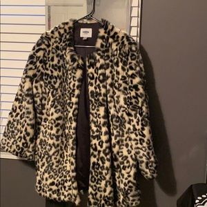 Faux fur coat